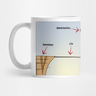 The road to happiness Mug